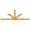 Ekena Millwork Redmond Rough Sawn Timber Gable Bracket, Western Red Cedar, 108"W x 54"H x 2"D x 6"F, 12/12 Pitch GBW108X54X0206RED00RWR - alternate 5